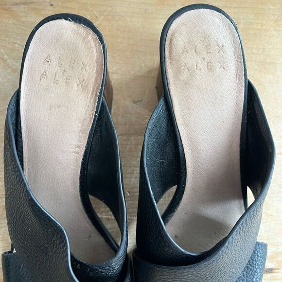 Alex + Alex Leather Mule Sandals 6.5 - Picture 3 of 7